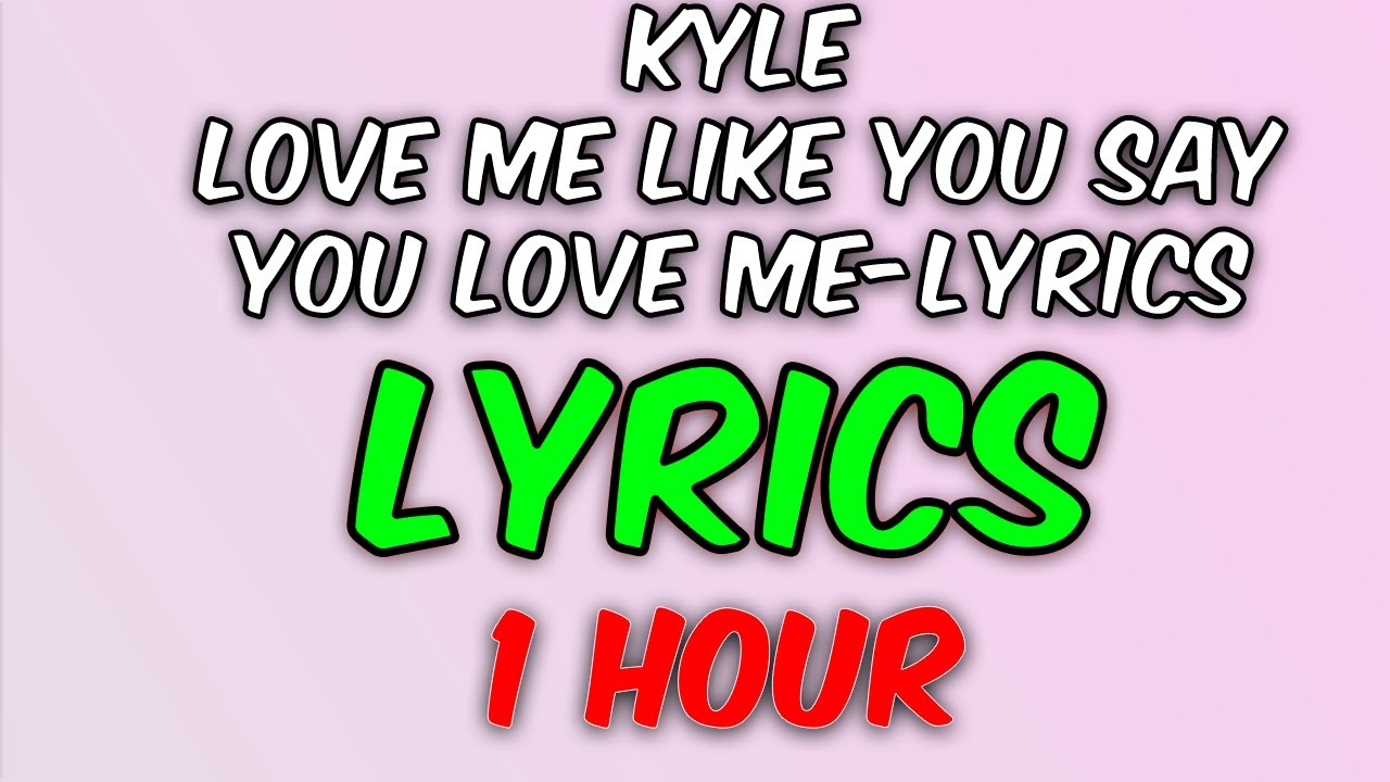 Watch like you say. I Love Kyle.