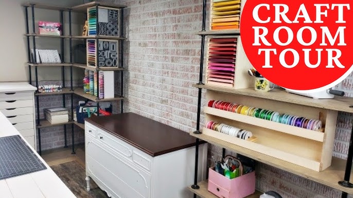 Basin Hobby Craft Desk & Cabinet – RealRooms