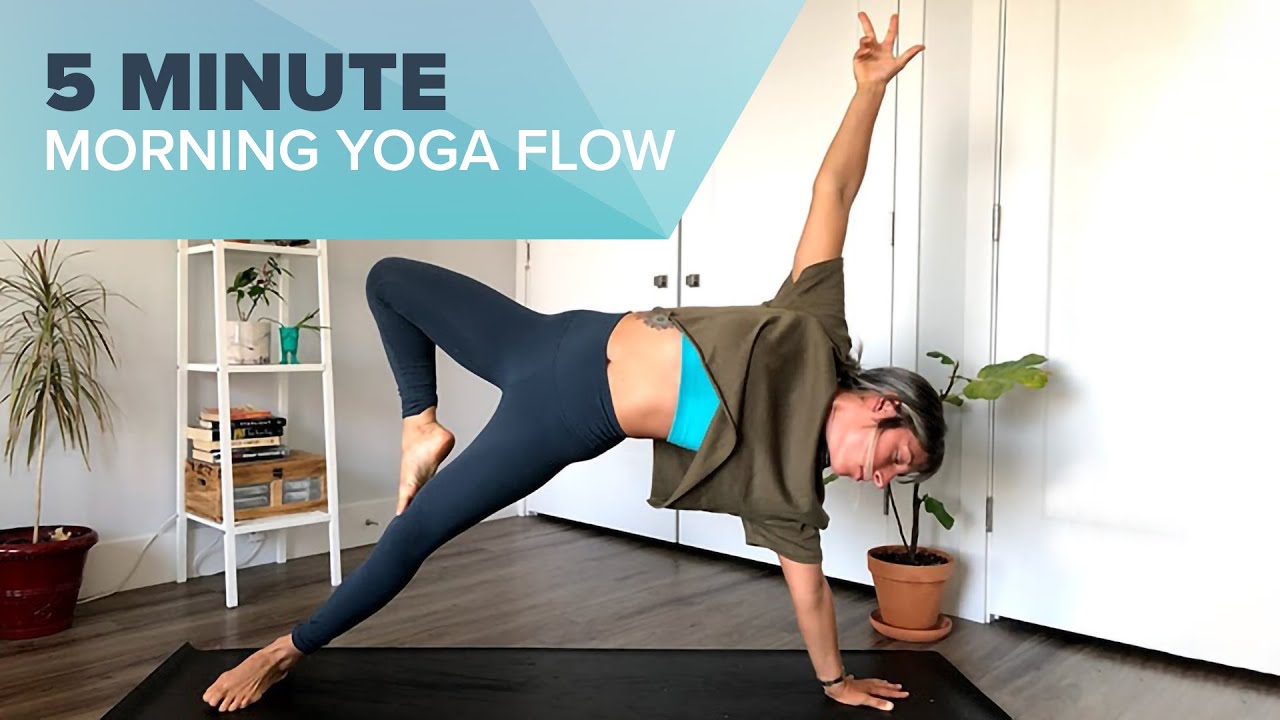 5-минутный комплекс йоги, который можно выполнять, пока варится утренний кофе