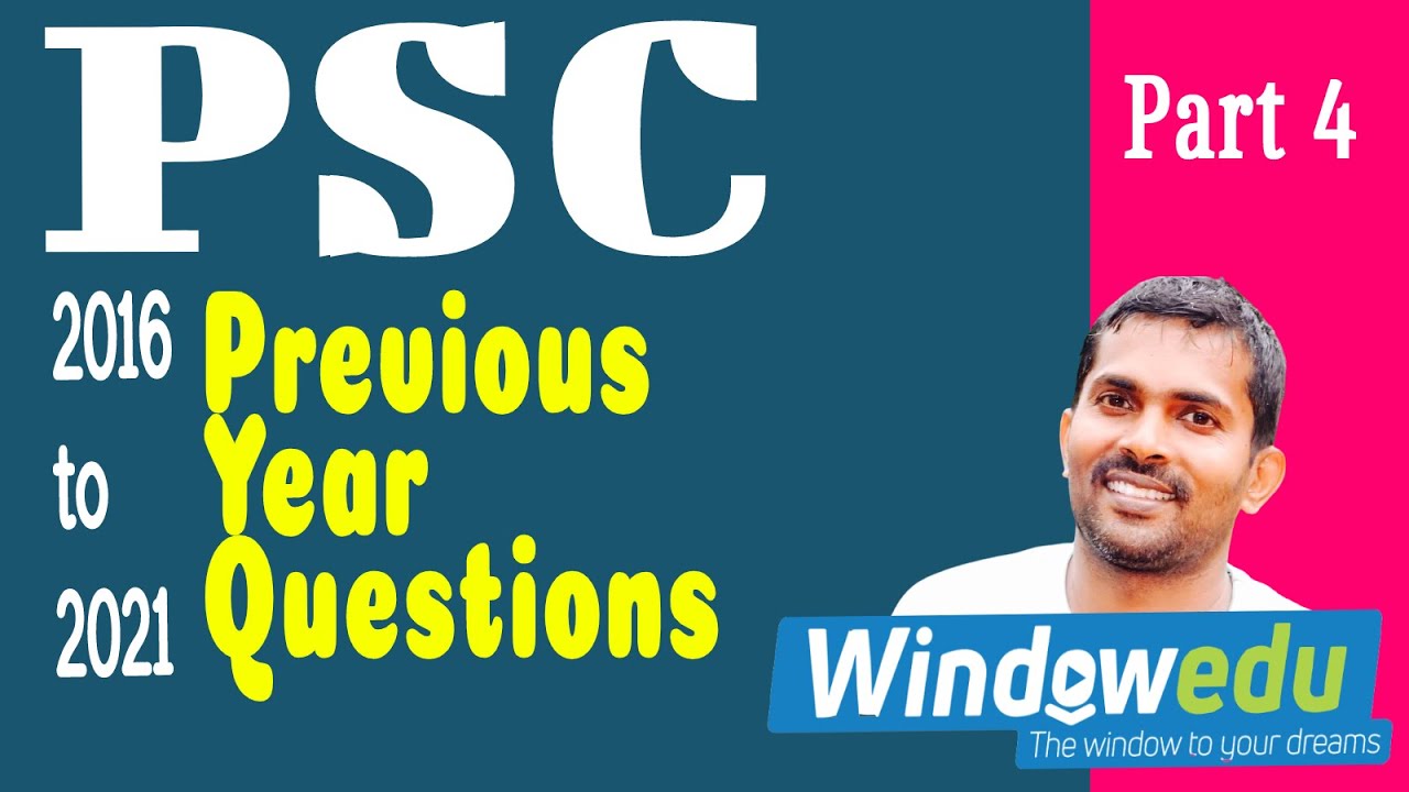 Kerala PSC PYQ solved-Part4 - YouTube