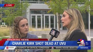 CONTINUING COVERAGE: Father and daughter recount impact of fatal UVU shooting of Charlie Kirk