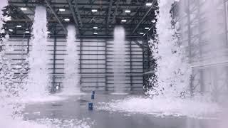 Westjet 787 Hangar Fire Suppression System (Foam) Test