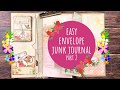 Easy Envelope Junk Journal with Avocado Dyed Paper Part 2 - Digital Collage Club Design Team Project