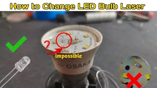How to Repair LED Bulb With Simple Process | light  laser kaise change Karen