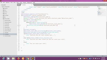 Online Voting System using PHP+SQL in urdu tutorials 030