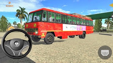 Local Bus Driving In Village Route - Indian Sleeper Bus Simulator - Bus Game Android Gameplay 