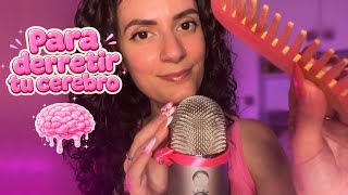 ASMR PARA DERRETIR TU CEREBRO (Susurros, mouth sounds, tarareo, te cepillo etc)