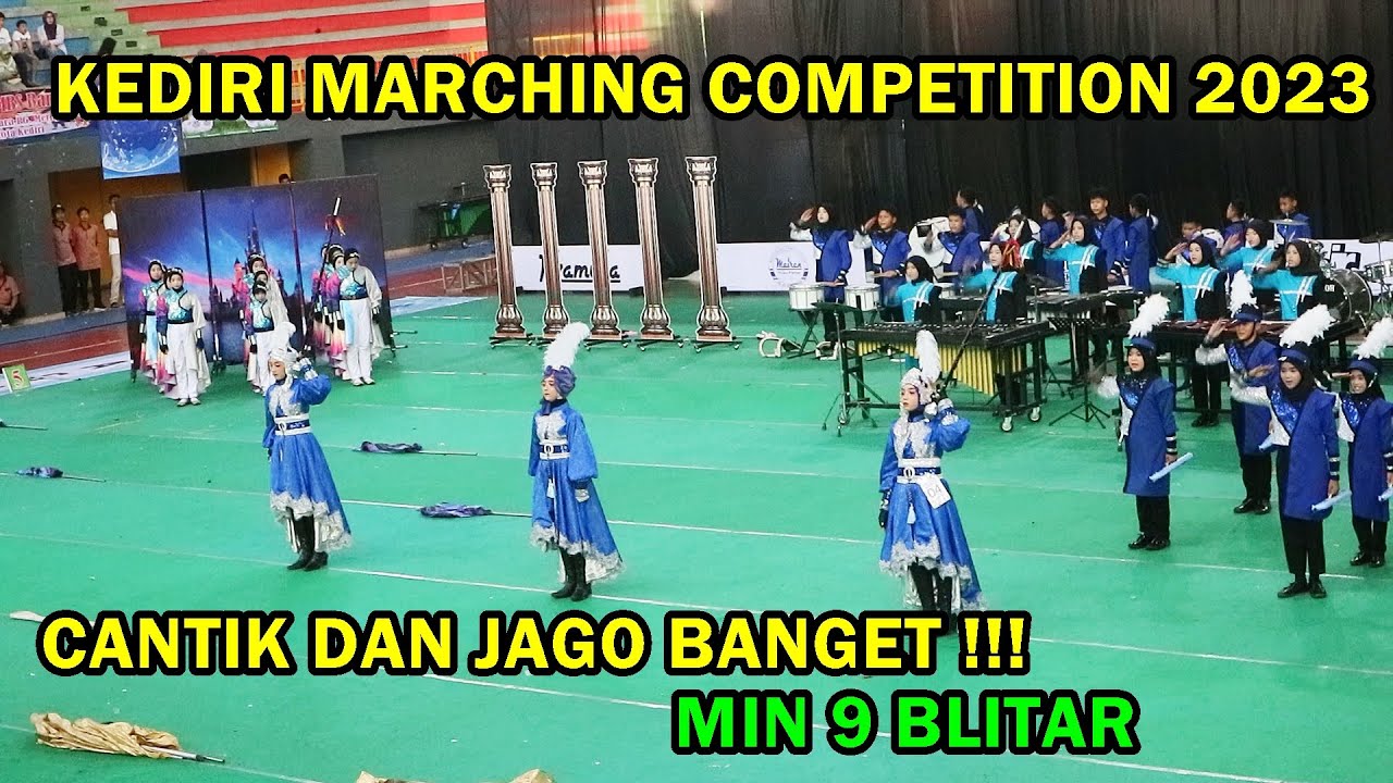 DRUMBAND MIN 9 BLITAR DI GOR KEDIRI 2023