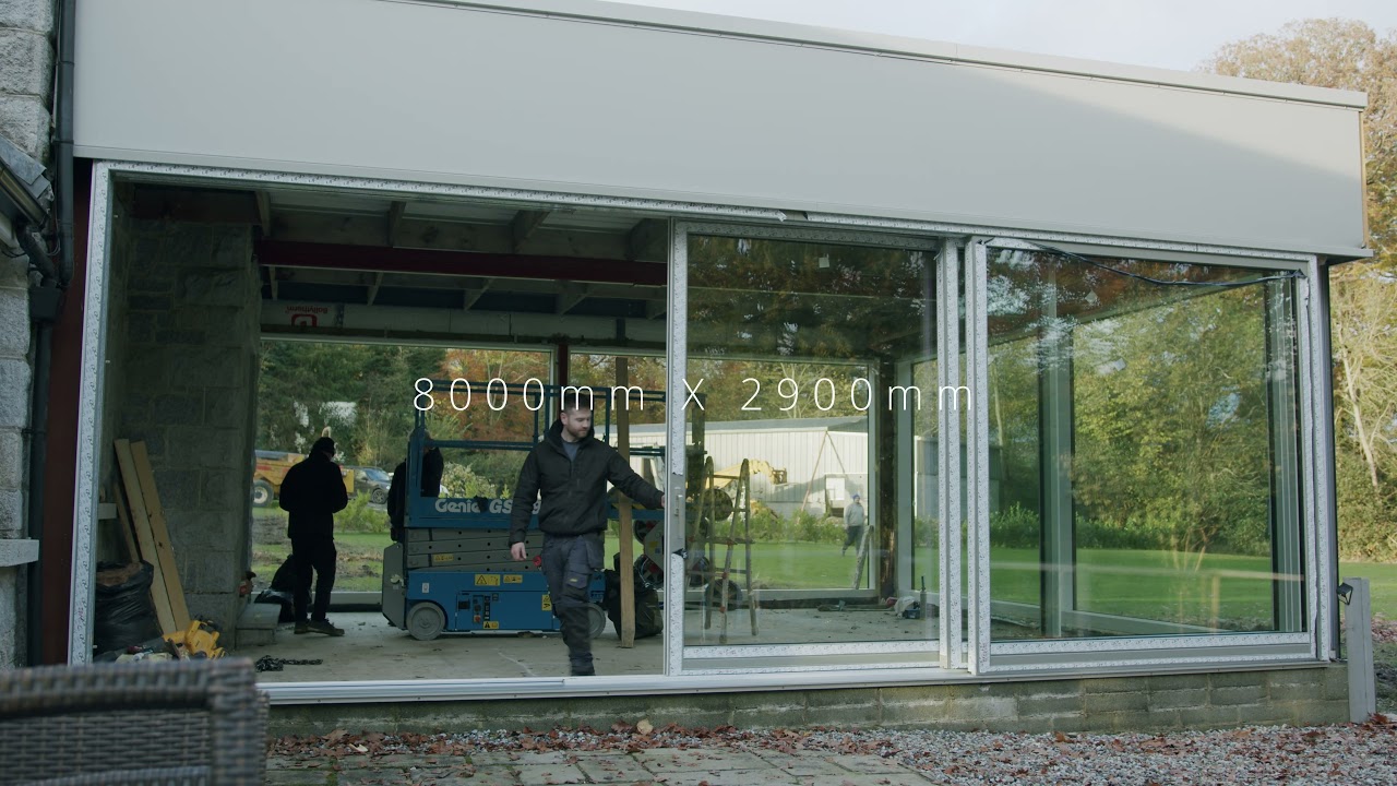 Dramatic 8000mm Wide Lift & Slide Patio Door