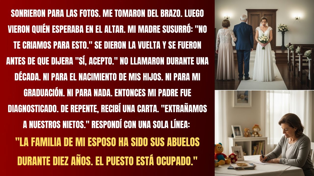 Mis Padres Me Llevaron al Altar y Se Fueron Cuando Vieron al Novio — 10 Años Después, Regresaron