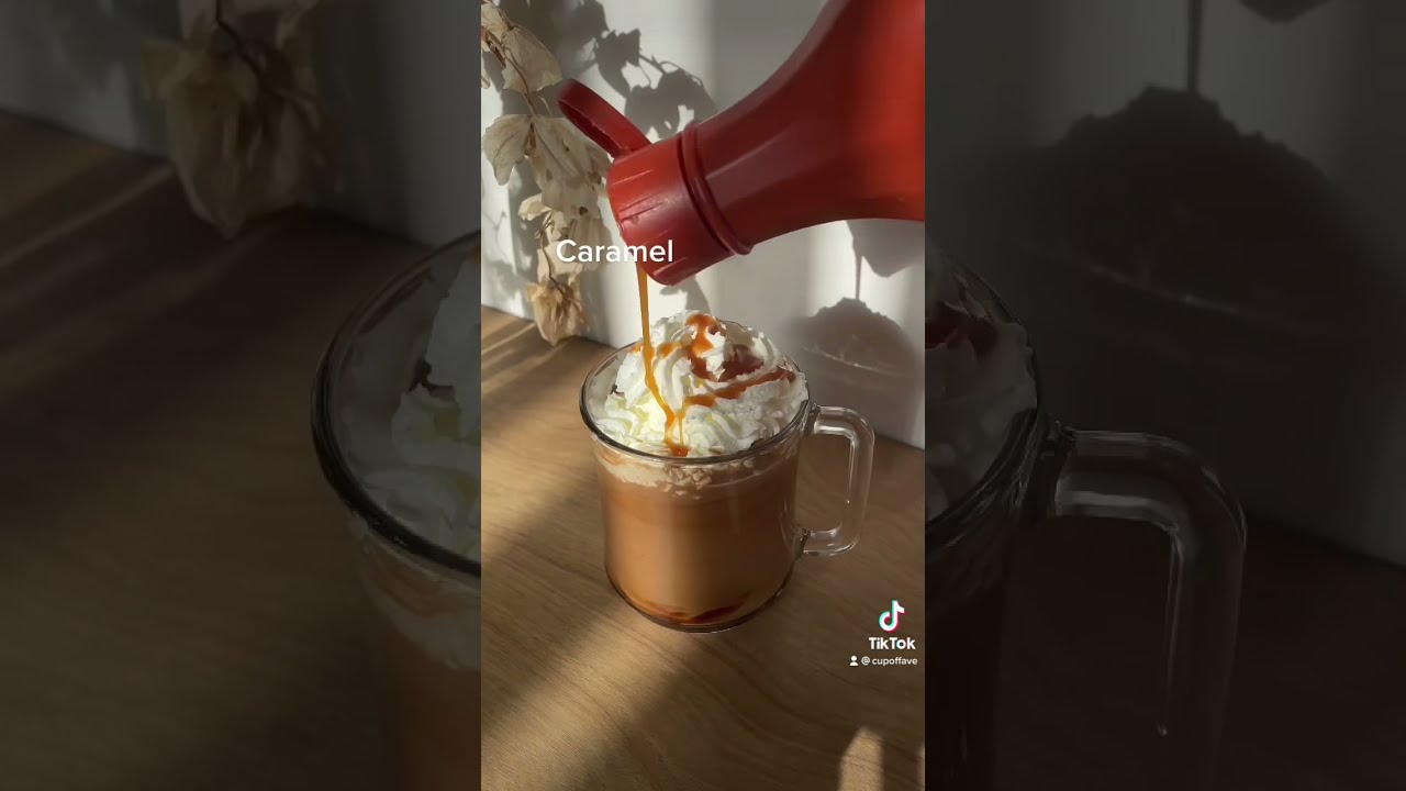 Starbucks recipes Salted caramel cafe au lait shorts YouTube