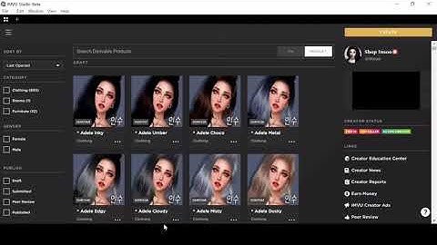 IMVU Studio - Editing a Product from Classic