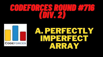 A. Perfectly Imperfect Array | Codeforces Round #716 (Div. 2) | CODEFORCES