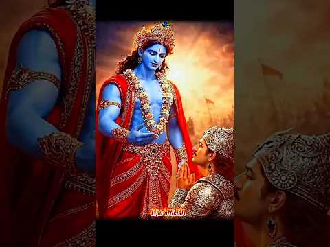 🦚श्रीकृष्ण कहते हैं : मैं तेरे साथ हूँ, तेरे हर दर्द और हर संघर्ष में 🙏#krishna #motivation #shorts