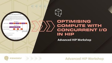 Advanced HIP Workshop | Optimising compute with concurrent IO | Sequential (synchronous) IO solution