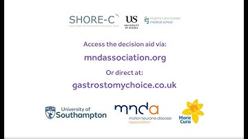 The DiAMoND study: A decision aid to support people living with MND