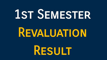 1st Sem Revaluation Result| Calicut University