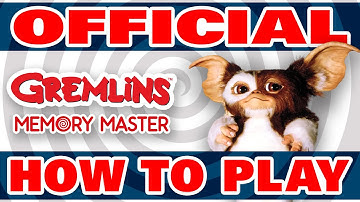 Official How to Play Gremlins Memory Master Card Game