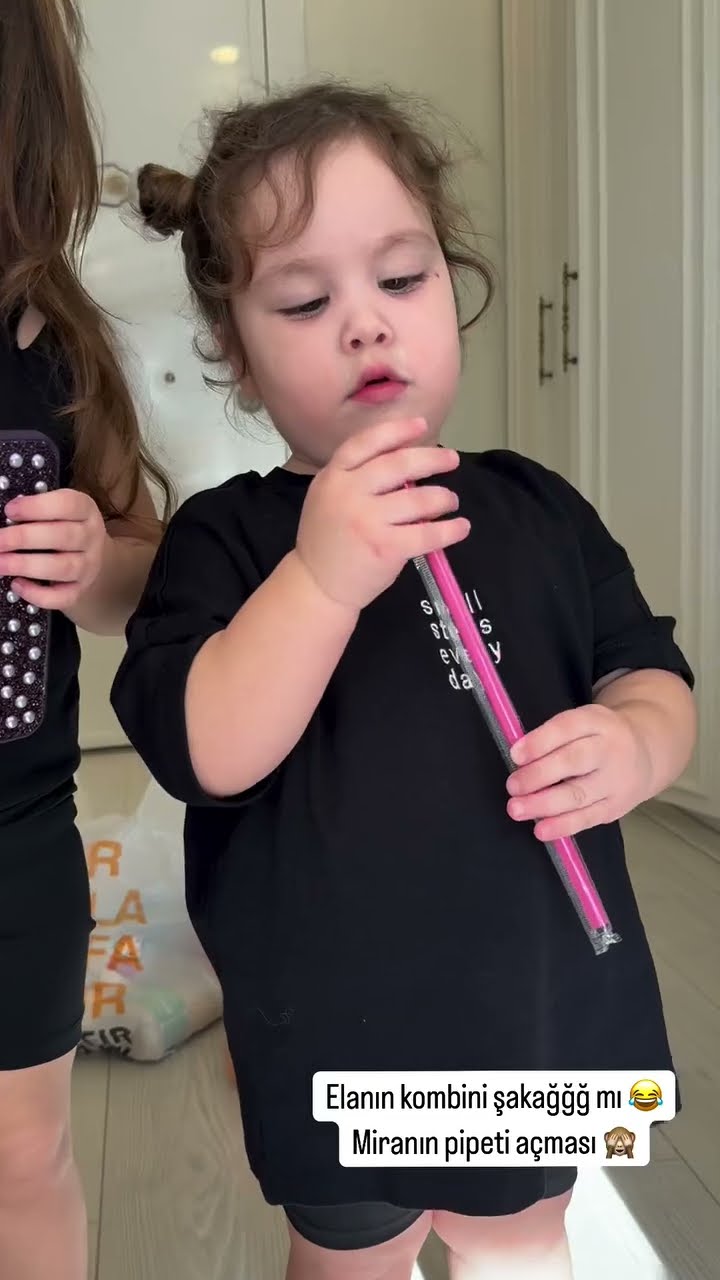 Elmanın kombini şakağğ mı? Mira'nın pipeti açması ❤️