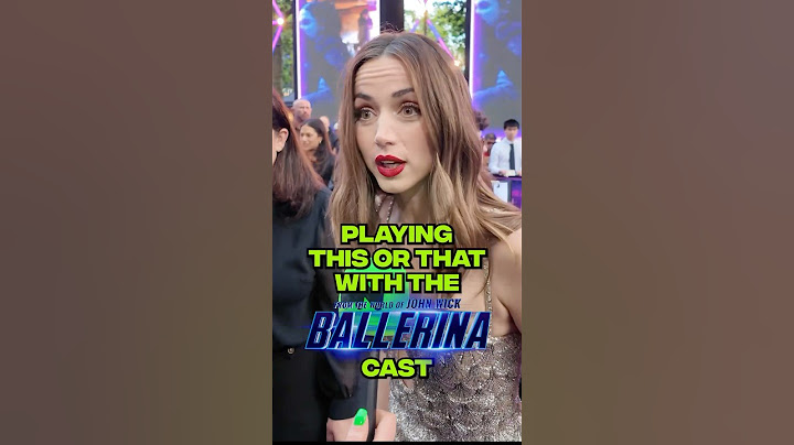 Ana De Armas vs 100 Swans - This or That Ballerina World Premiere