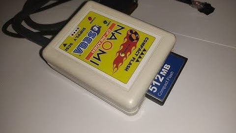 SEGA Naomi homemade Compact Flash CF Reader firm 4.02