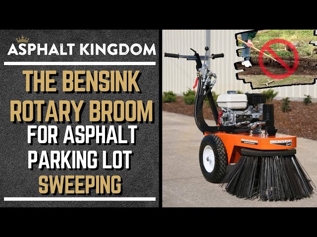 Bensink Rotary Broom - Gas Powered Sweeper