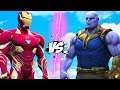 THANOS VS IRON MAN - INFINITY BATTLE