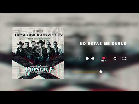 La Pionera - Ft. Los Diamantes De Ojinaga - No Estás Me Duele - Desconfiguración  (Audio)