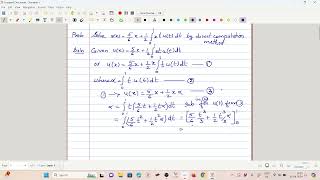 Direct Computation Method for Fredholm Integral Equations Profile