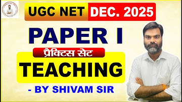 UGC NET Paper 1 practice  Class | research  Complete Revision by shivam sir
