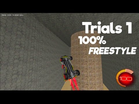 Speed Jump: Trials 1 | 100% FREESTYLE! | Rocket League