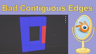 ОШИБКА Bad Contiguous Edges КАК ИСПРАВИТЬ ! в Blender 3D