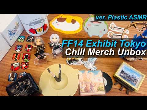 [ver. ASMR] I Flew to Tokyo for the FFXIV Exhibition — Exclusive Merch I Got + Blind Box Results!