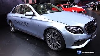 2017 Mercedes E-Cl E350E Plug-In Hybrid - Exterior And Interior - Debut At 2016 Detroit Auto Show