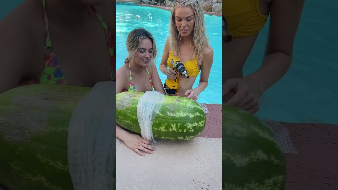 Stretching a Watermelon with plungers
