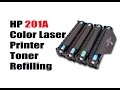 HP Color Laserjet Toner Refilling