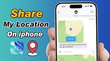 How To Share Location on iPhone iOS 26