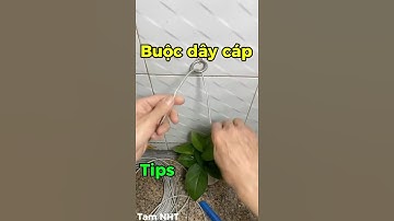 Hướng dẫn cách buộc dây cáp đơn giản nhưng chắc chắn #trick #shorts