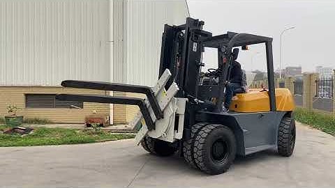 5 Ton Diesel Forklift with Single Double Pallet Handlers