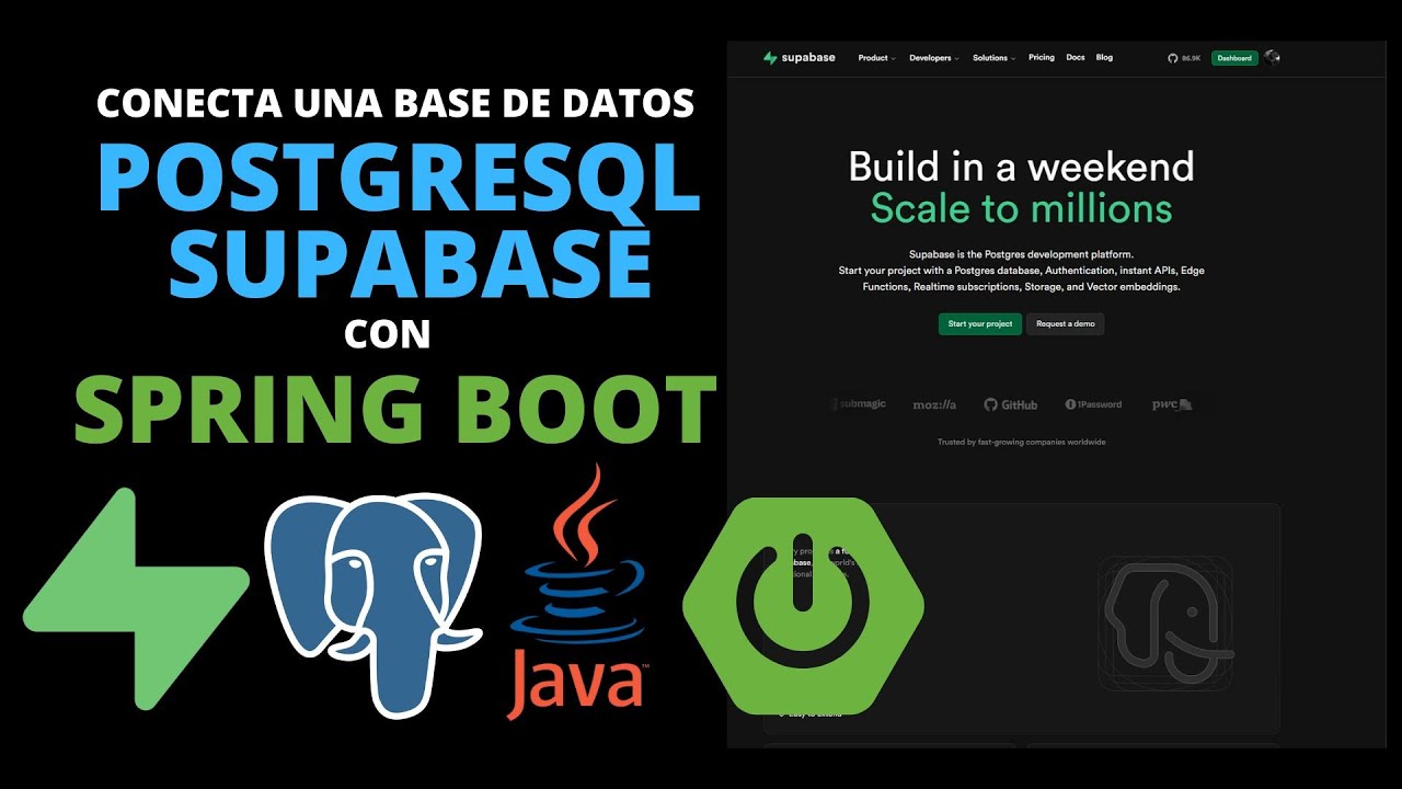 Conecta una base de datos PostgreSQL de Supabase con Spring Boot - YouTube