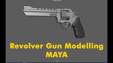 Modelling Tutorial Revolver Gun (Taurus) in Maya 3D Beginner level Part-02