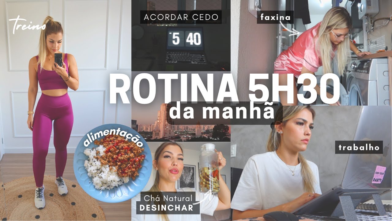 ROTINA ACORDANDO 5H30| CONCILIANDO TUDO, TRABALHO, AULA, CUIDAR DA CASA E VIDA SAUDÁVEL
