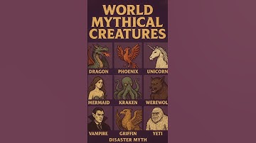WORLD MYTHICAL CREATURES PART-2 #shorts#mythicalcreatures#legendary#mythology#trending