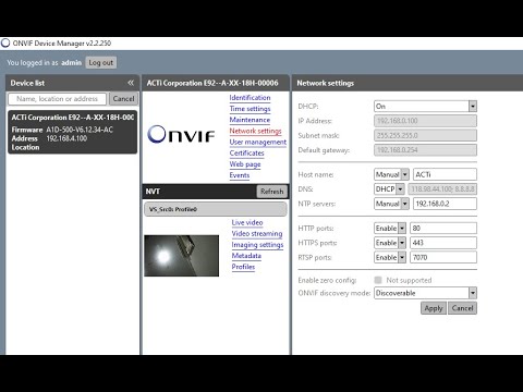 Find RTSP URL IP Camera Using ODM (Onvif Device Manager)