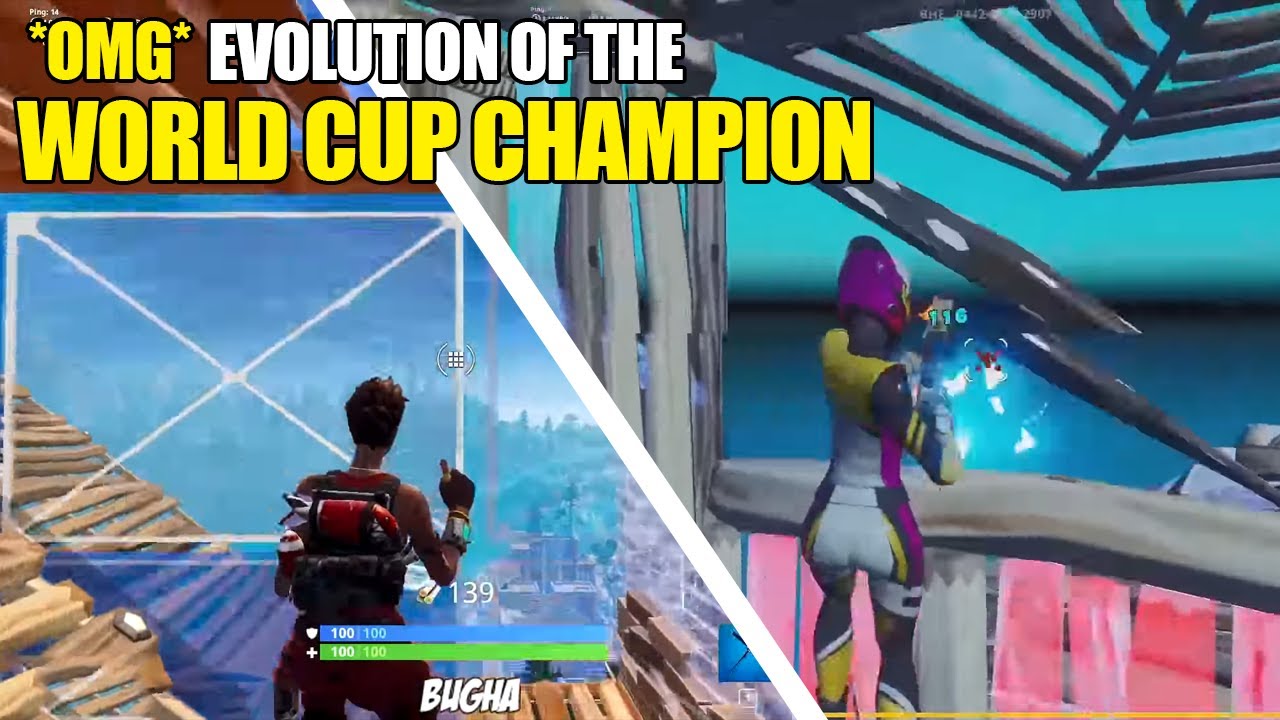 SEE THE EVOLUTION OF FORTNITE WORLD CUP CHAMPION BUGHA