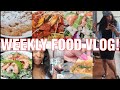 WEEKLY VLOG||  FOODIE DUMP|| FUNNEL CAKE 😜