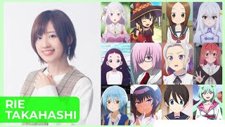 Rie Takahashi [高橋 李依] Top Same Voice Characters Roles