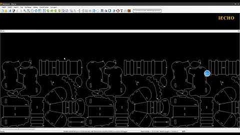 System: IECHO automatic nesting software for Digital cutting machine