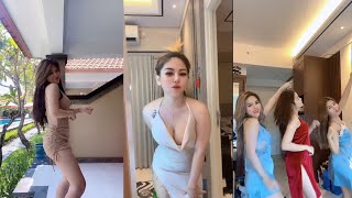 Goyangan nya bikin gelisah!! Tante seksi cantik, Tata ghaniez hot// #tiktok #viral