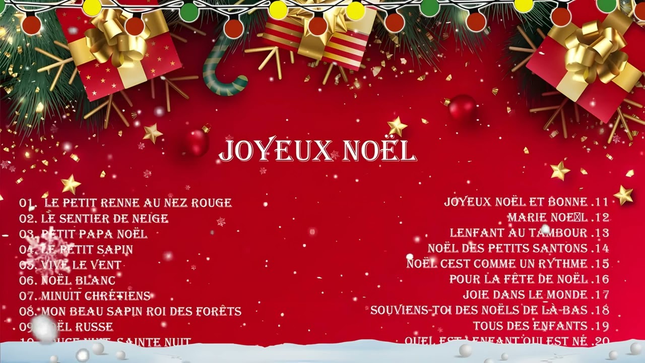 Musique de Noel en Francais 2024 ❄️ Compilation Chansons de Noel